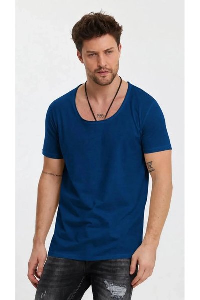 BABBOSS Tricou cu mânecă scurtă cu decolteu adânc