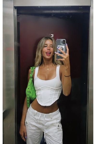 VH Korse Top Beyaz