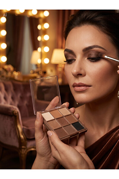 lion cosmetics 9 Renk Far Paleti