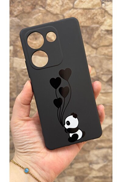 Vip Case TECNO CAMON 20 PRO Uyumlu Kalpli Panda Desenli Silikon Darbe Emici K...