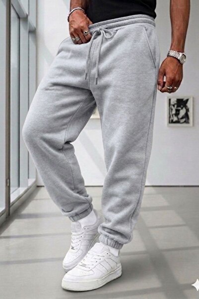 NO 601 Pantaloni de trening Grimelange pentru bărbați, groși, cu fleece la in...