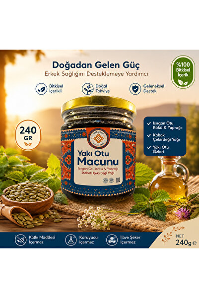 Yakı Otu Macunu Erkekler İçin Yaşam Konforuna Destek Bitkisel Macun 240 Gr