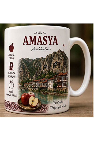 KADOREX DESIGN Turkish Cities Special Design Mug – Collection with Regional C...
