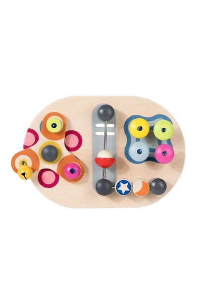 Junios Busy board senzorial cu activitati 4 pentru copii, piese mari
