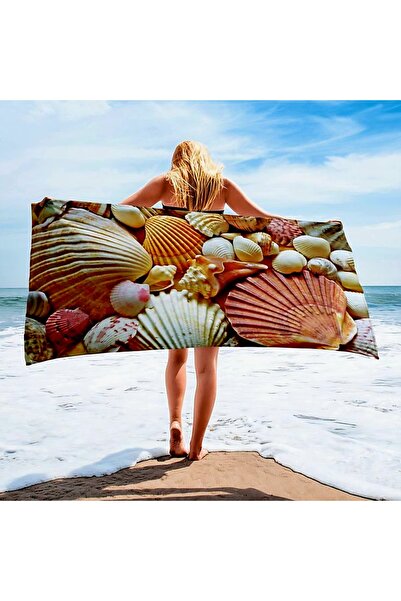 Elmas Dizayn 80X150 cm Bath&Beach&Sports Towel Quick Drying Water Absorbent S...