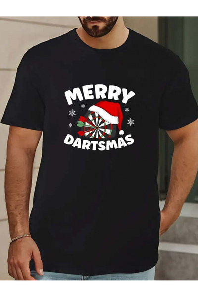 yiou trendy clothing تيشيرتات حفلات عيد الميلاد من Fun Darts للرجال والنساء