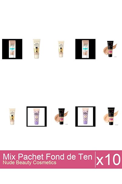 Makeup Set Mix 10 produse Fond De Ten: Eveline CCC Magical,53 ( medium beige ...