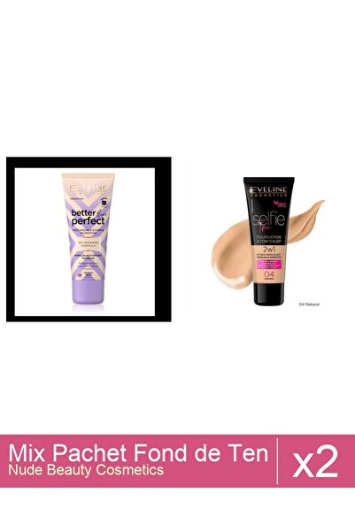 Makeup Set Mix 2 produse Fond De Ten: Fond de ten, Eveline Cosmetics, Selfie ...