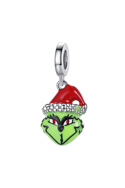 choice2 B1660 925 Silver Cute Alien Monster & Super Hero Charms Green Monster...