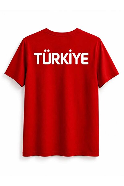 LOTS MODA Türkiye Atatürk İmzalı Özel Tasarım Tişört (Metalize Türk Bayrağı Orijinal)