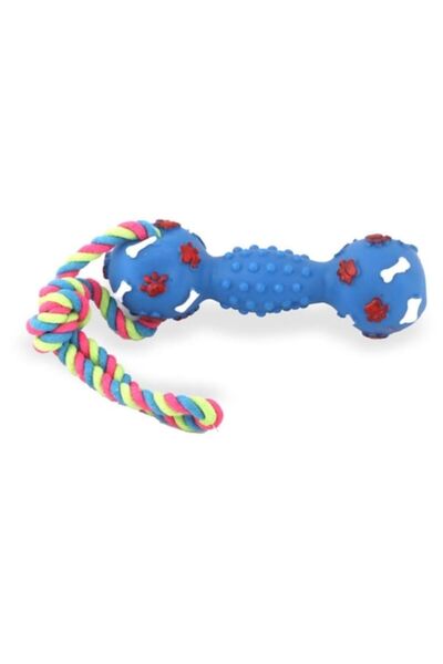 Goliat Dog toy, Goliat, bone with sound, blue