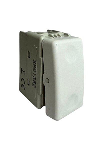 DELIGHT Mod Intrerupator modular cap cruce ,alb - 1 modul