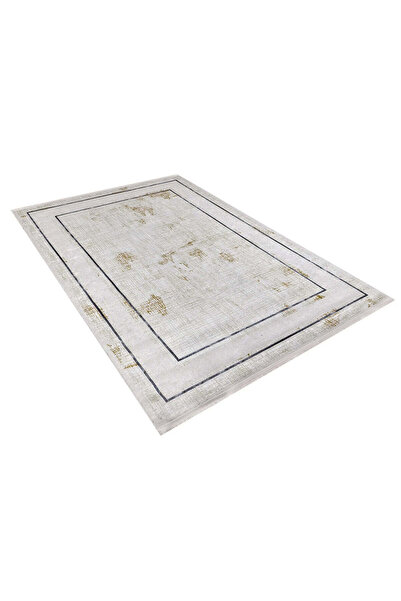 halinet Halı.Net White Modern Washable Non-Slip Living Room Carpet Haln-Hln1365