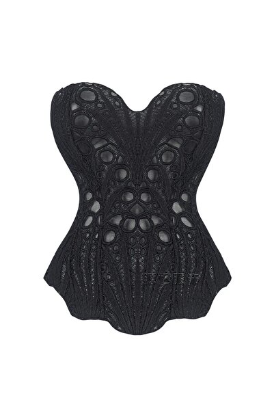 Divanni Atelier Hollow Out Corset Top