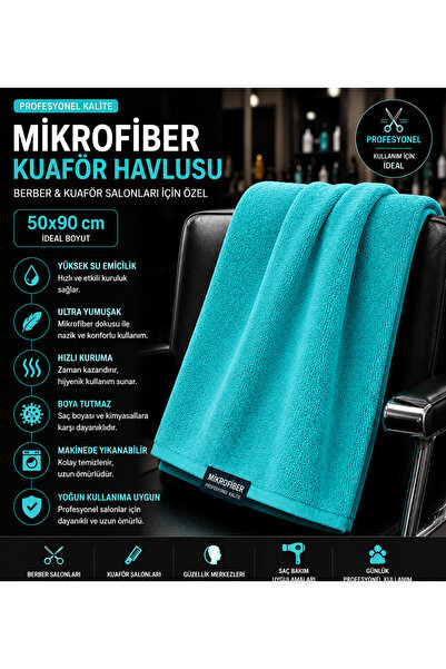 Mikrofiber Havlu 6 Adet 50X90
