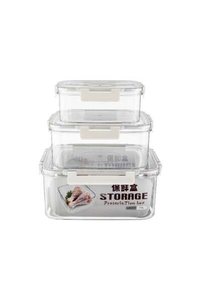 Mirolex Elegant Clear Glass Airtight Food Storage Containers Organization Set