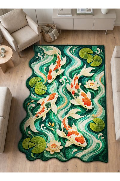 Rugs Modern Halı سجادة زخرفية حديثة منسوجة بنمط السمك من SDT sdt1259