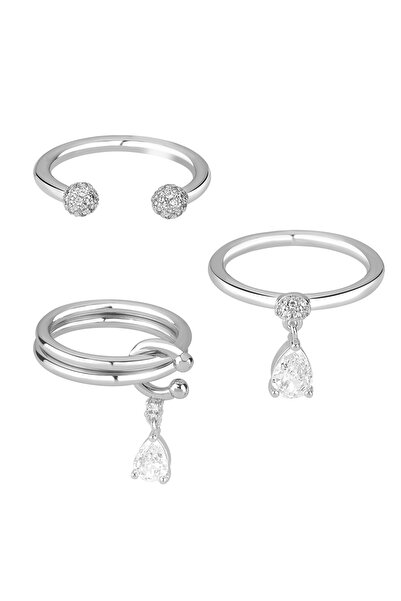 Merano Design Vine Rhodium Yüzük