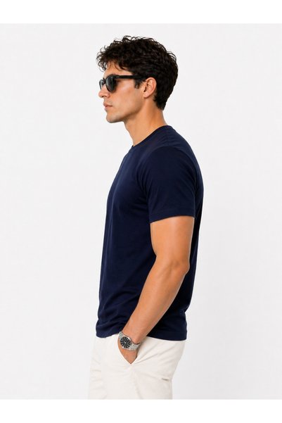 Piano Luce Premium Men's T-Shirt 50% Cotton 50% Polyester Soft Durable Fabric Basic Fit Casual & Sports Single Tshirt