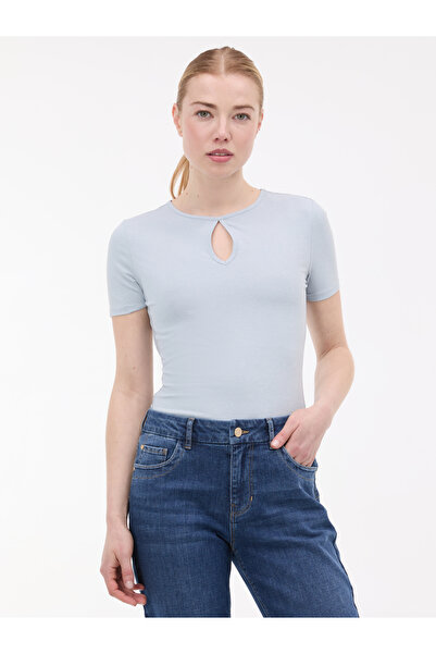 ORSAY Tricou de damă albastru deschis cu mânecă scurtă