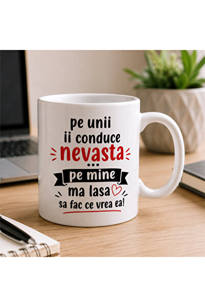 OEM Personalized ceramic mug - Some people are led by their wives... - The id...