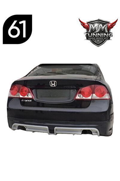 MMTUNNİNG HONDA CİVİC FD6 MUGEN RR ARKA TAMPON EKİ (BOYASIZ GÖNDERİLECEKTİR)