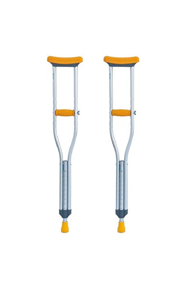WOLAID Lightweight Walking Underarm One Pair Of Medium Crutches JL925L