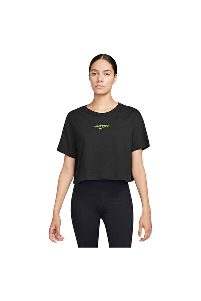 Nike Tricou scurt Pro Dri-FIT pentru femei, mărimea L