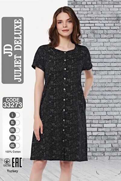 Juliet Deluxe Women's 100% Cotton Woven Relaxed Fit Dress 33273