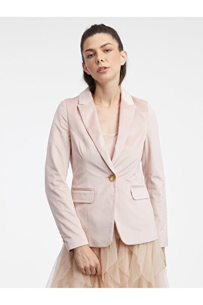ORSAY Light pink women's velvet jacket