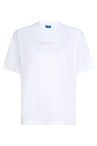 Karl Lagerfeld Γυναικείο T-shirt Λευκό Jeans B2W17069-100 WHITE