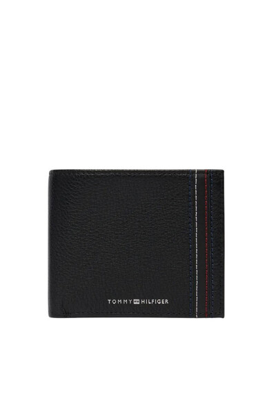Tommy Hilfiger Ανδρικό Δερμάτινο Πορτοφόλι Μαύρο AM0AM14233-BDS