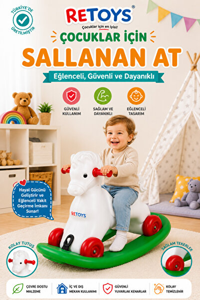 Retoys Oyuncak Sallanan At Aktivite Oyuncağı