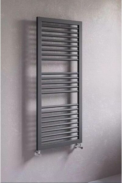 Lazzarini Radiator portprosop de baie, antracit, oțel, drept, Lazzarini, Asti...