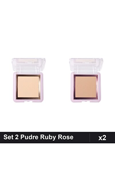 Makeup Set 2 Pudre Compacte Ruby Rose PC10 PC30, Nuante Diverse, Machiaj Prof...