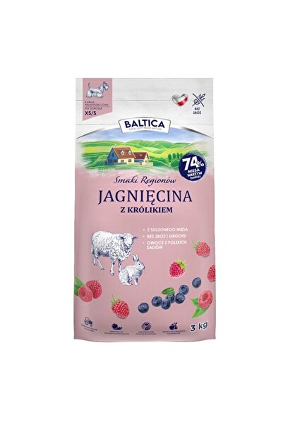 Baltica Gusturi din Regiunile Diverse Miel cu Iepure XS / S 3kg