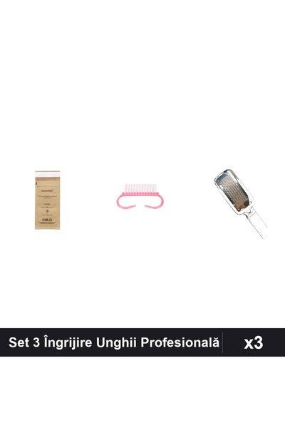 Makeup Set 3 Îngrijire Unghii Faceshowes - Pungi Sterilizare 75x150mm 10buc, ...