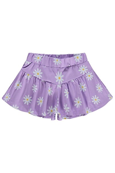 Civil Girls Daisy Patterned Skirt for 2-5 Years - Lilac