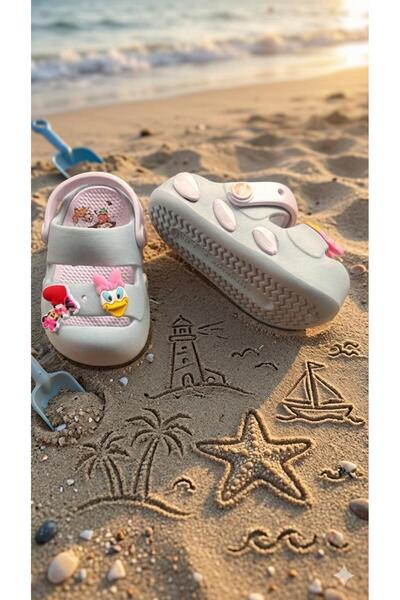 Akınal Bella Baby Kids Sandals Slippers Ultra Soft Flexible Non-Slip Sole Fig...