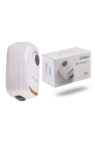 Sobo Sessiz Ayarlanabilir Çift Çıkışlı Akvaryum Hava Motoru 3W AR-10