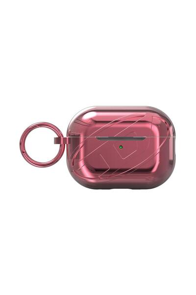 Diesel AirPods Pro / Pro 2 için Parlak Kılıf - Pembe