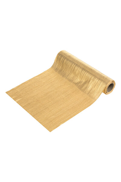 Zumzeria Material decorativ de Crăciun auriu strălucitor 4mx28cm
