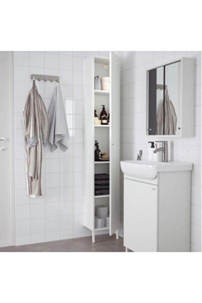 IKEA NYSJÖN banyo boy dolabı, beyaz, 30x190 cm