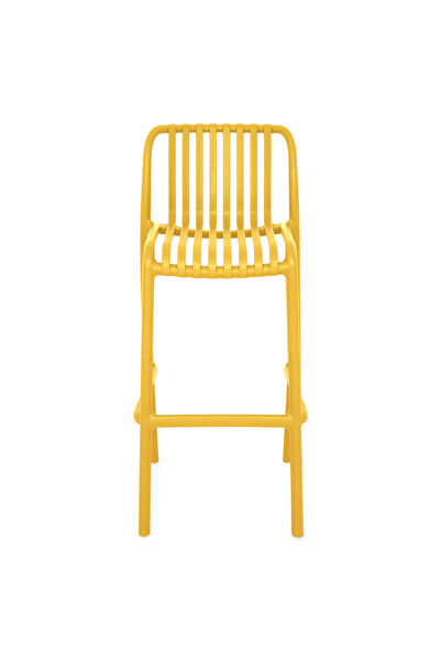 Maison Mex Scaun bar gradina/terasa ALPINE L.51 l.49,3 H.102 galben