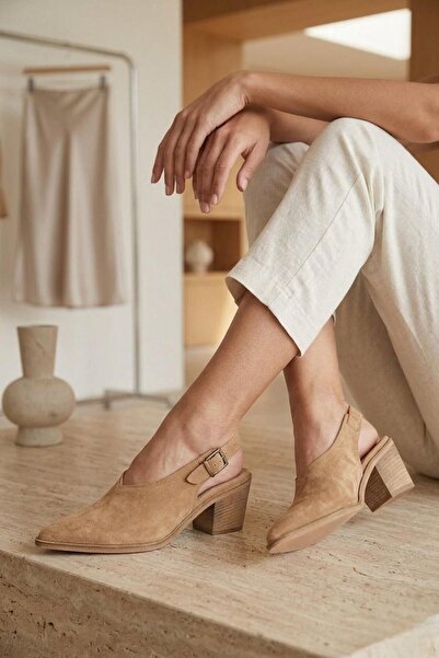 Fox Shoes Y654322202 Уестърн обувки от естествена норкова кожа и велур, с деб...