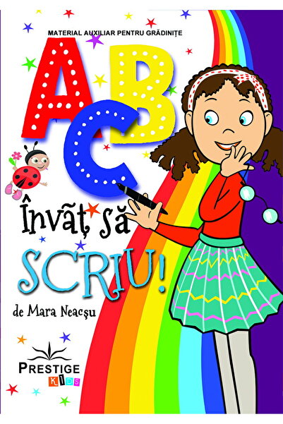 Editura Prestige Caiet de exerciții ABC Învață să scrii pentru copii, 52 de p...