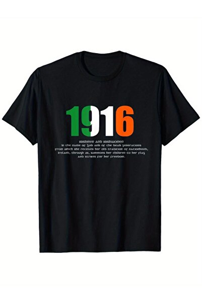 Sovae تي شيرت تاريخي للرجال من 1916 يحمل عنوان "التمرد الأيرلندي"
