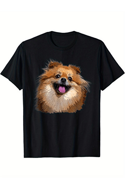 yiou trendy clothing Humorous Pomeranian-themed clothing: T-shirts designed f...