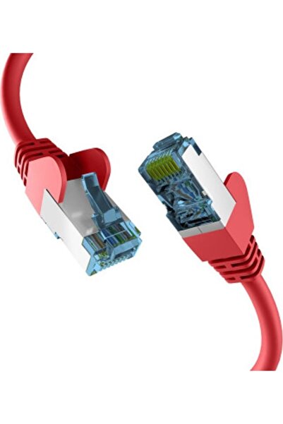 EFB Cablu patch RJ45 cu cablu brut CAT7 roșu 0,5 m
