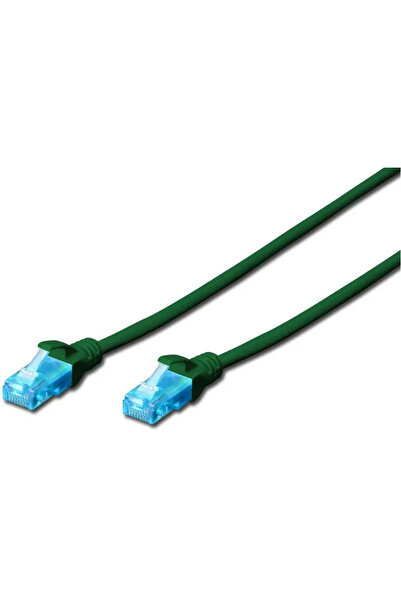 Digitus Cablu patch UTP, CAT.5E, Verde, 0.25m, 15 LGW (DK-1512-0025/G)